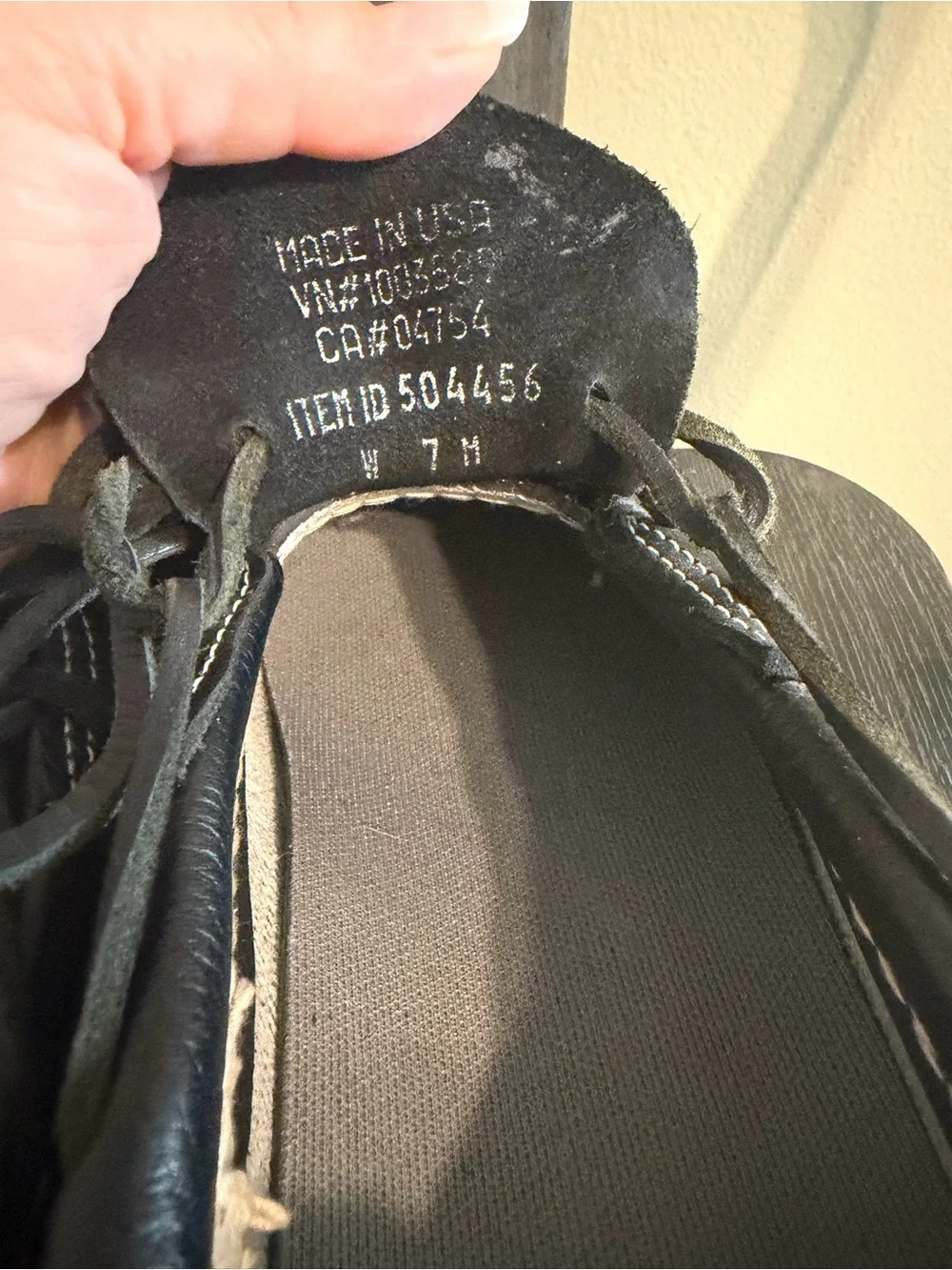 L.L.Bean Bean Boots Made in Maine Duck Shoes Black 7M